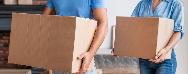 carrying boxes