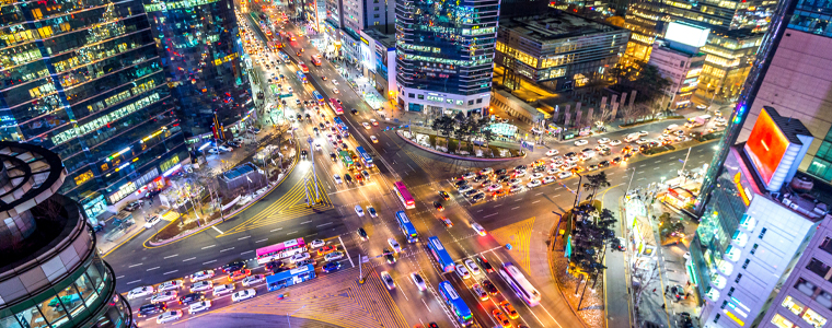 south korea intersection